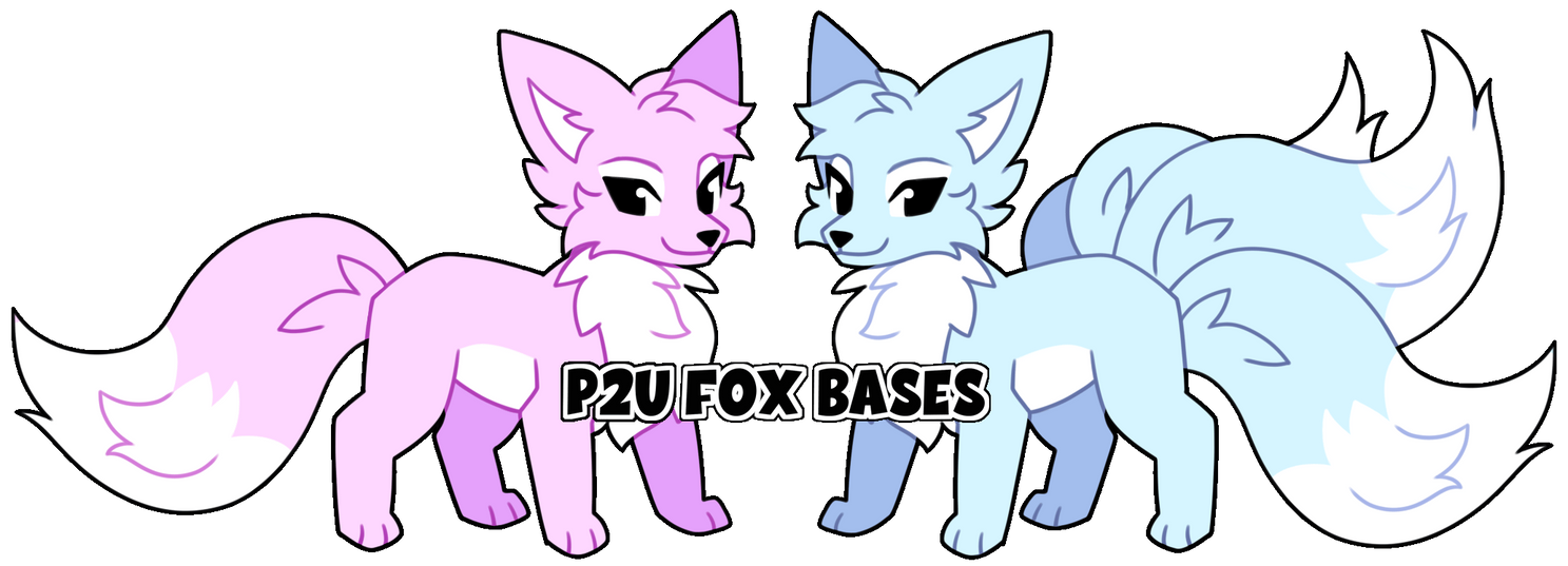 New P2U Fox Bases! by Miizue on DeviantArt