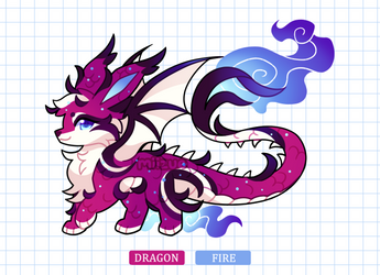 (...pending) Dragon/Fire Eeveelution Adopt!