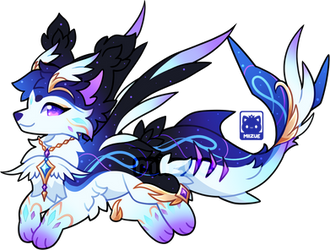 (OPEN!)Aquatic Fox Angelic Flight Adopt! by Miizue