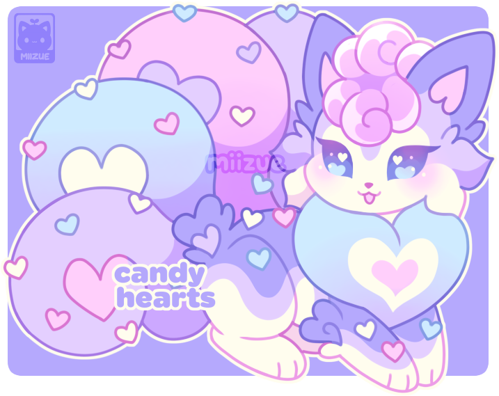 (OPEN!) Vulpix Candy Hearts Auction! by Miizue on DeviantArt