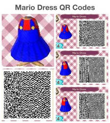 Mario Dress QR Codes