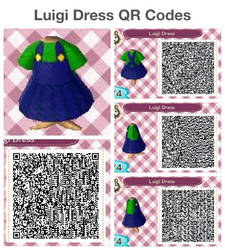 Luigi Dress QR Codes