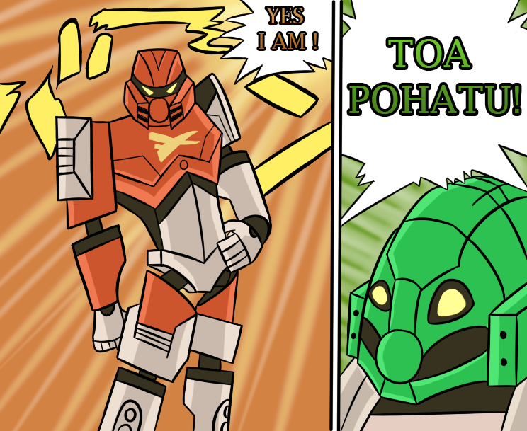 Pohatu: YES I AM! [Bionicle/JJBA]