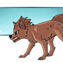 Sabre-tooth wolf