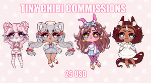 tiny chibi commissions | waitlist open