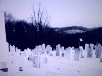 creepy graveyard