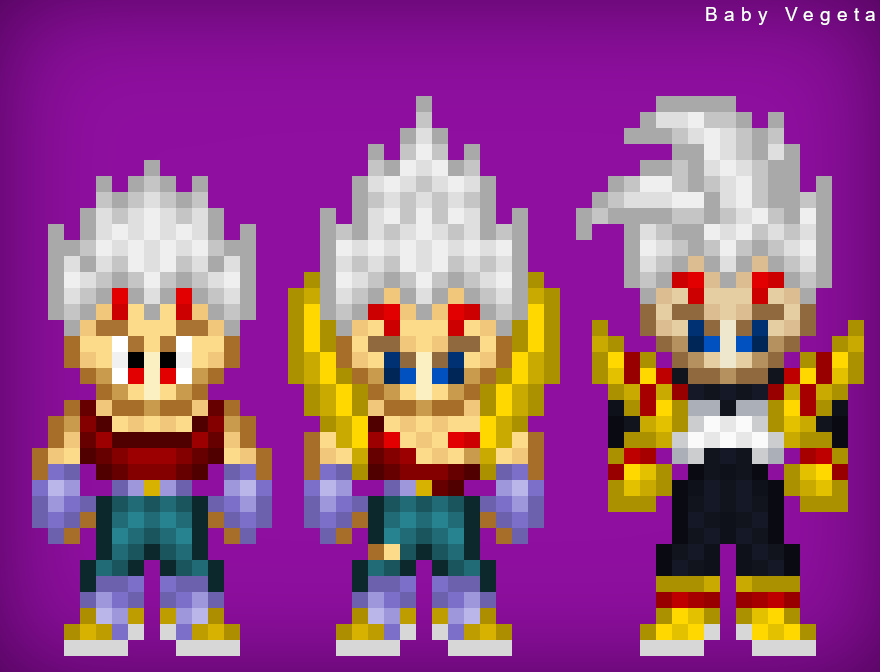 Dragon Ball GT - Super Baby 2 and Great Ape Baby by GoketerHC on DeviantArt