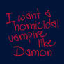 Homicidal vampire