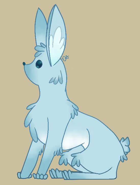Blue Rabbit Deviantart Blue-Bunny by angelofwishes7 on DeviantArt