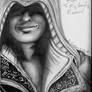 Playing around with GIMP and my Ezio Drawing