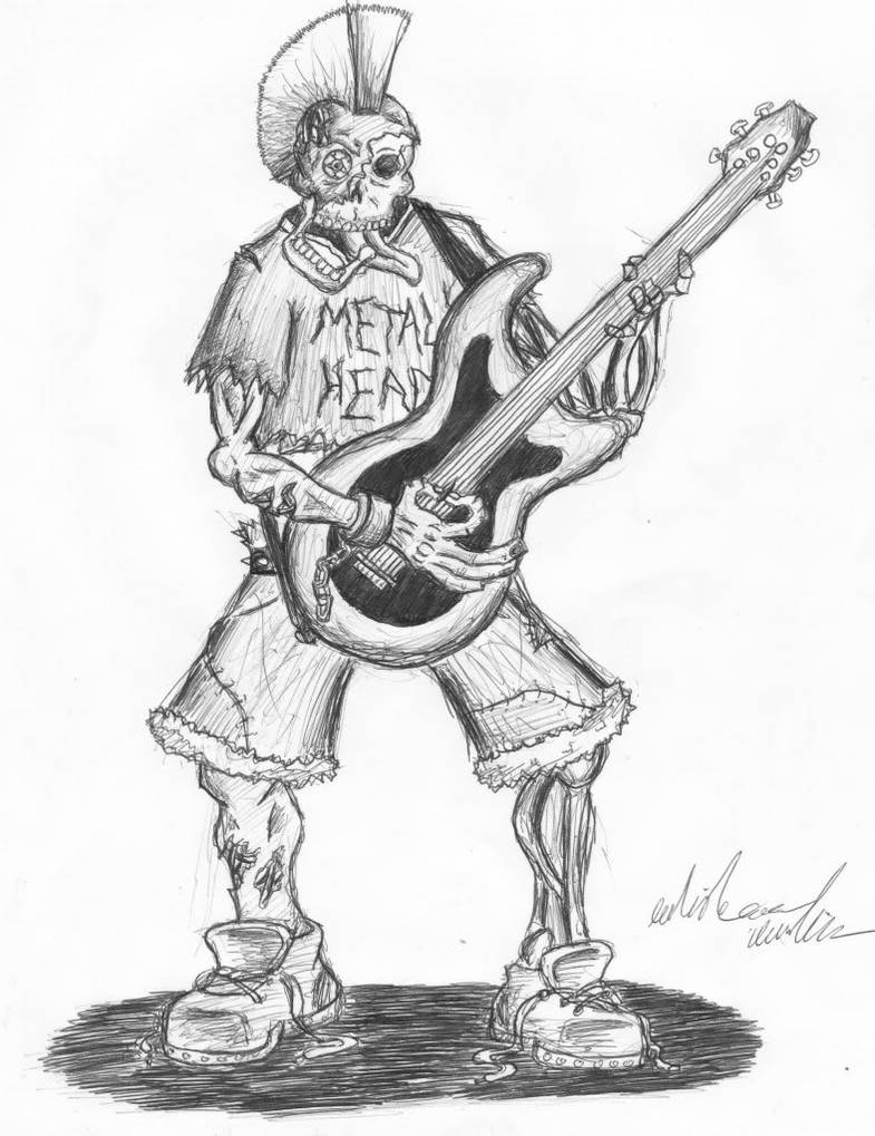 Zombie Like Rocker zombie rocker by Mr-Coss-Medina on DeviantArt