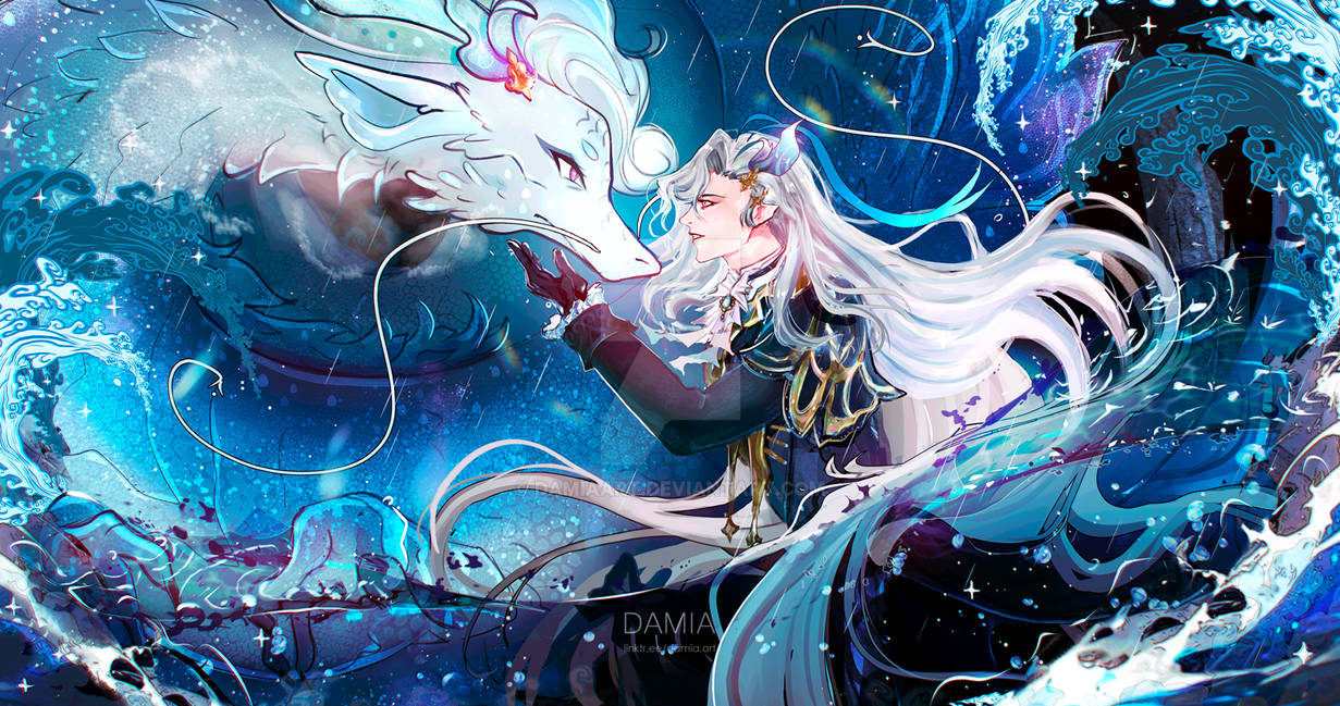 Neuvillette X Dragon By DaMiaArt On DeviantArt neuvillette-x-dragon-by-damiaart-on-deviantart