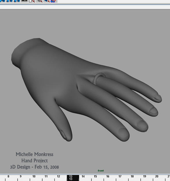 Sd Model Hand Sub-D Hand modeling by Neoen on DeviantArt