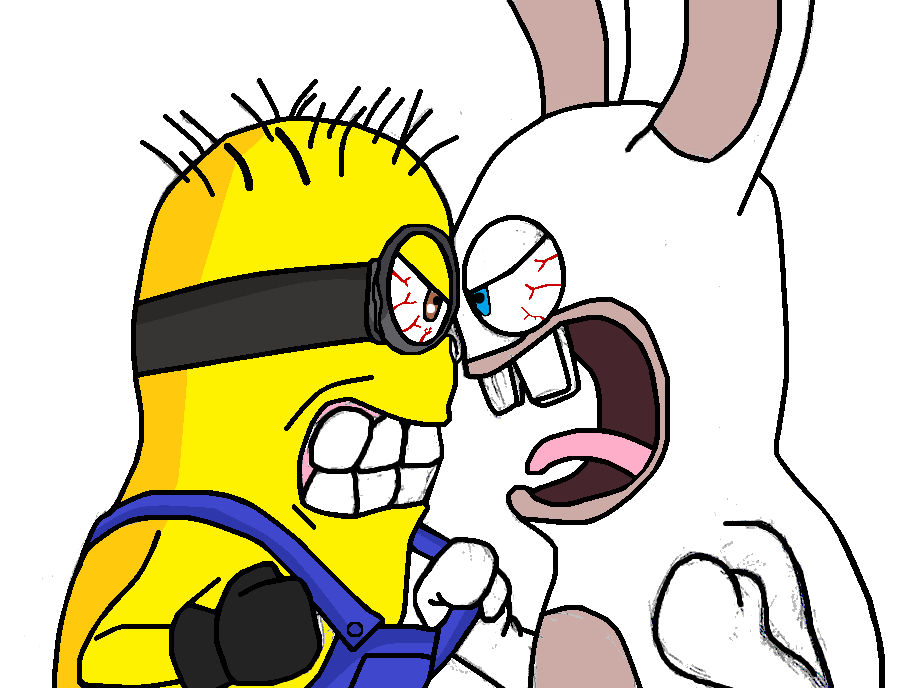 Minions vs. Rabbids by TheRobotPenguin1 on DeviantArt