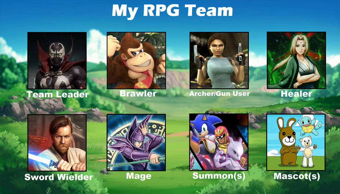 My RPG Team by TheRobotPenguin1 on DeviantArt