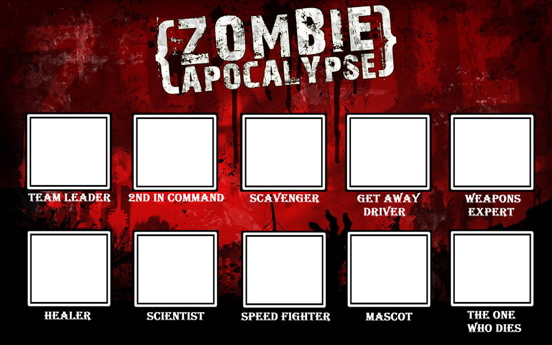 Zombie Apocalypse Template by TheRobotPenguin1 on DeviantArt