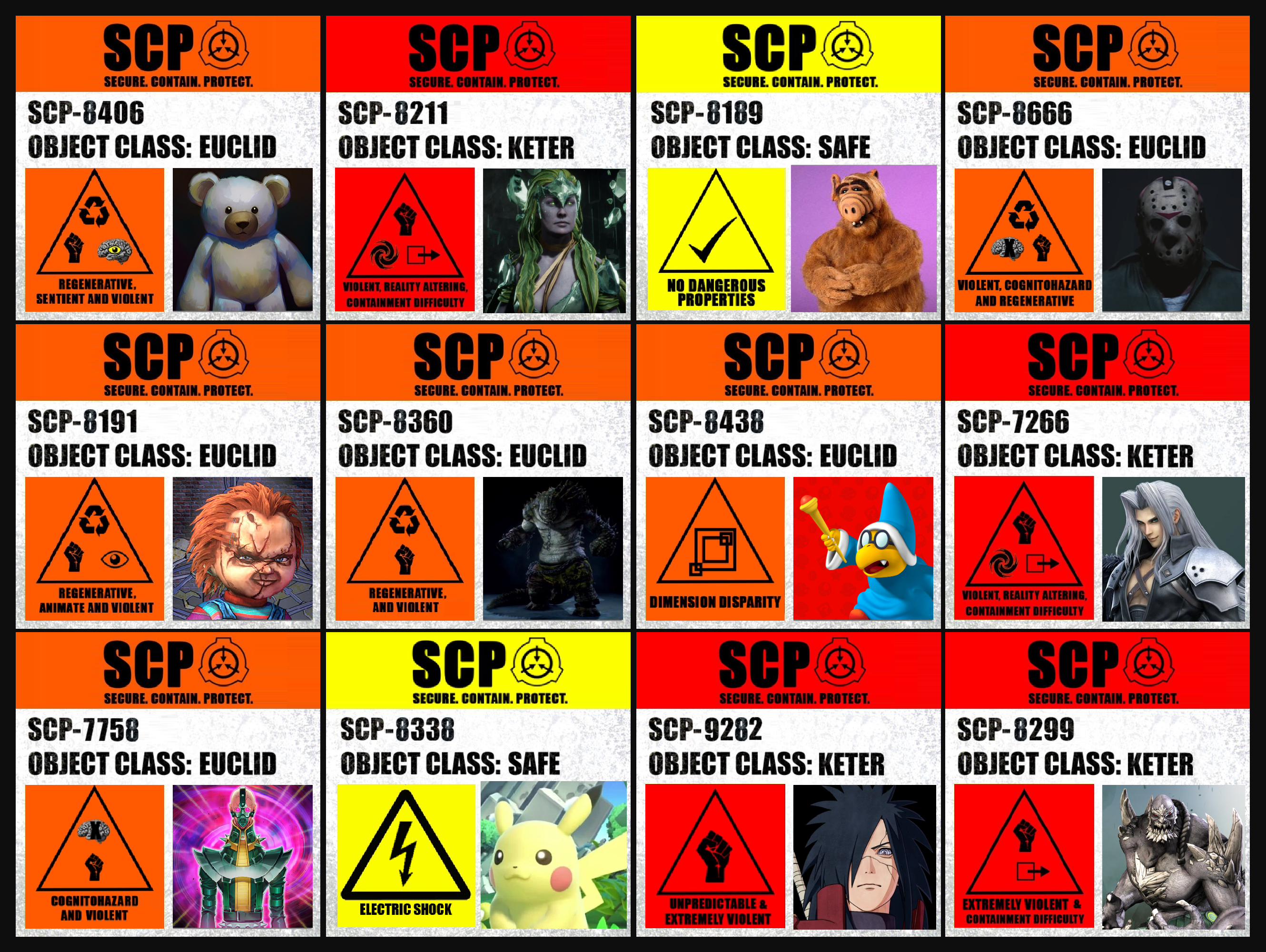 Scps Crossover SCPs by TheRobotPenguin1 on DeviantArt