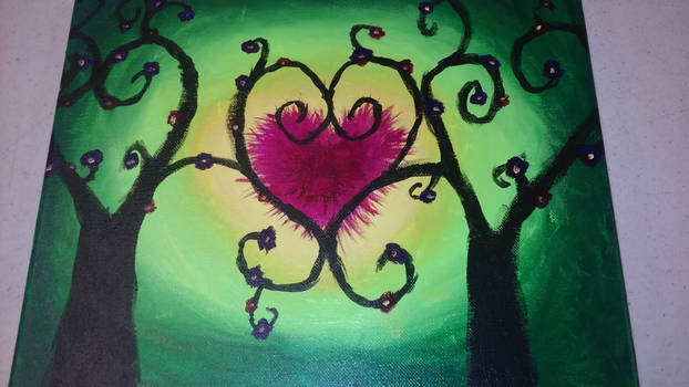 tree/heart painting