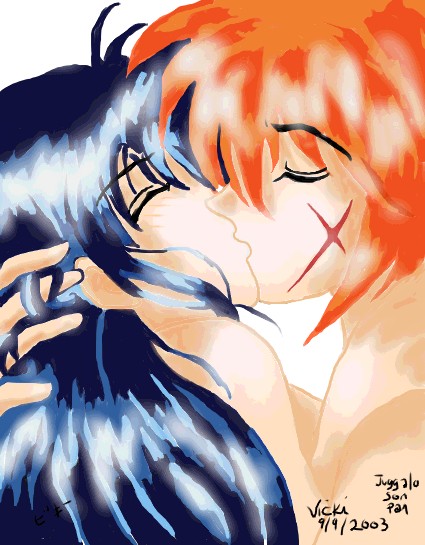 Kenshin and Kaoru