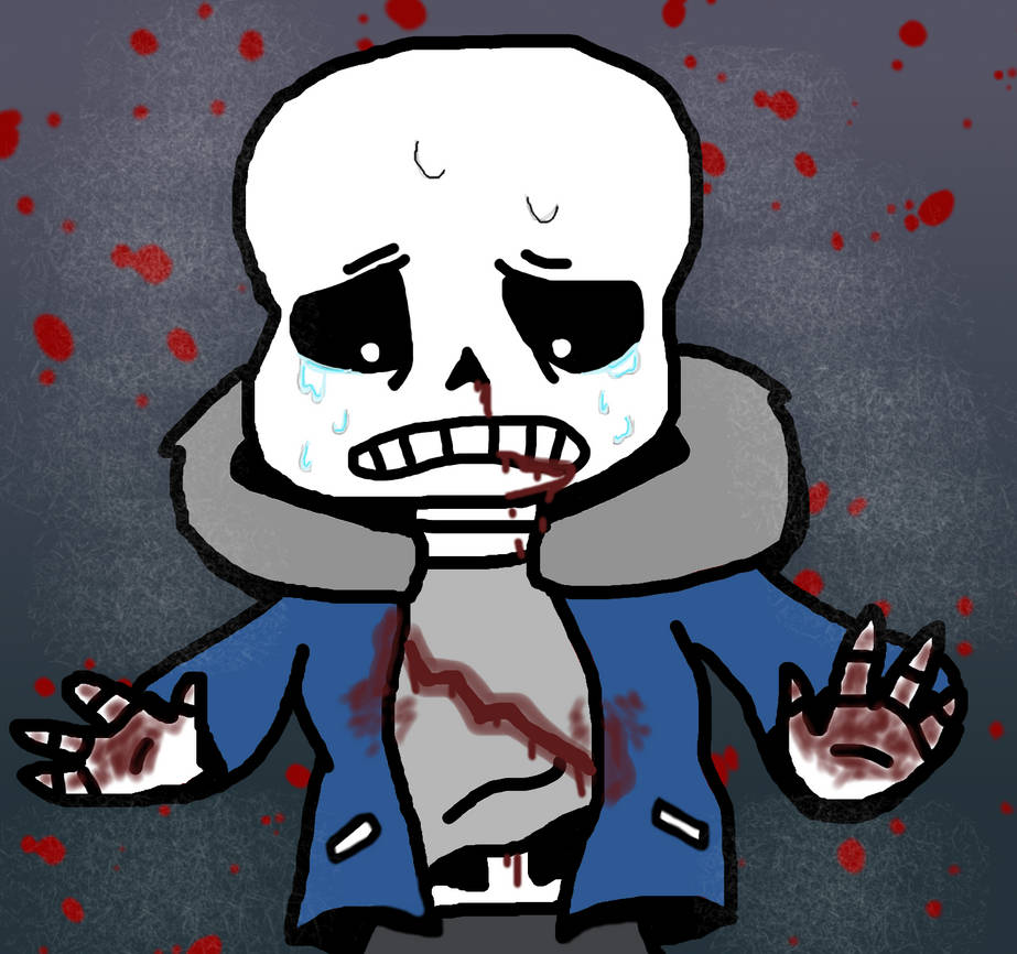 Sans Bleeding by Ashben11 on DeviantArt