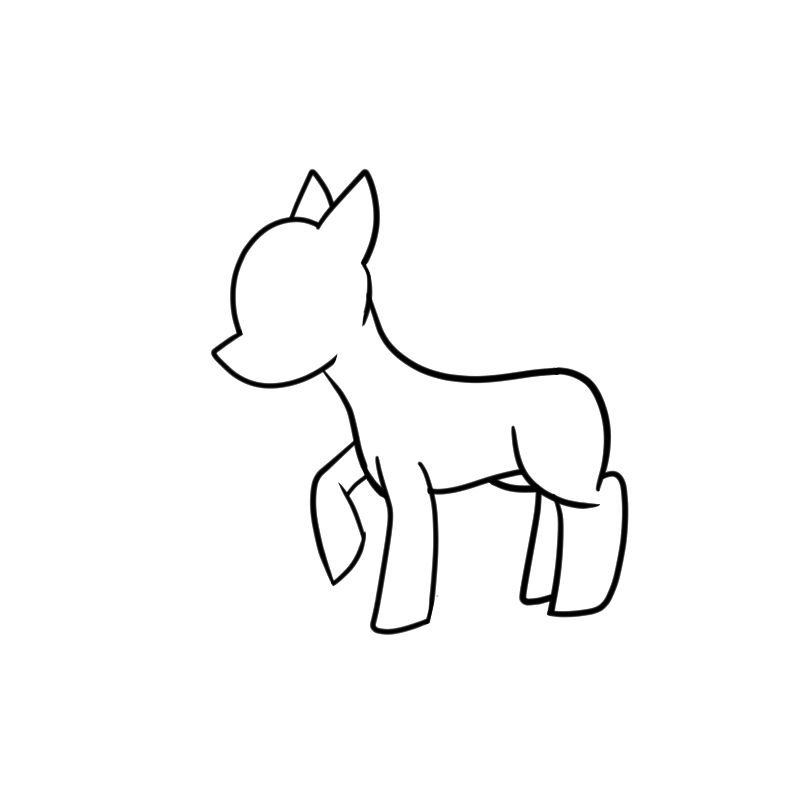 Mlp Lineart Base by shadow21812 on DeviantArt