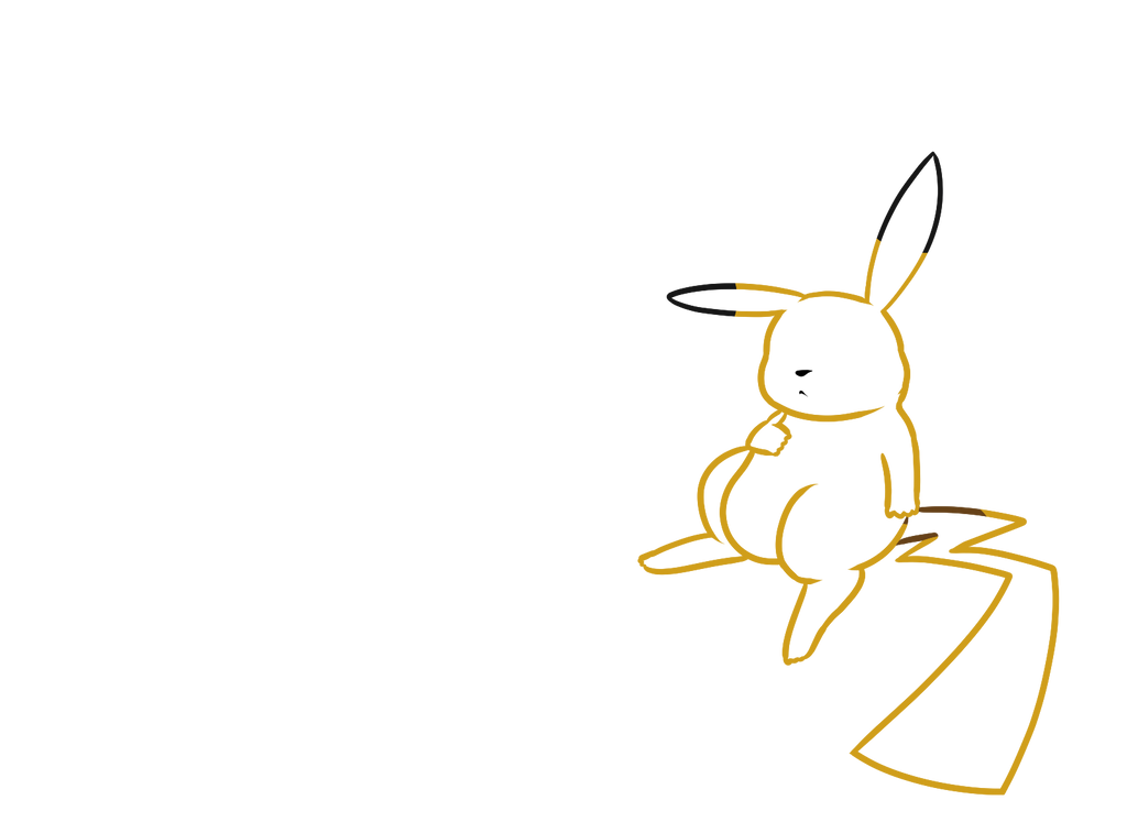 Pokemon Continuous Line Pikachu Lines by shadow21812 on DeviantArt