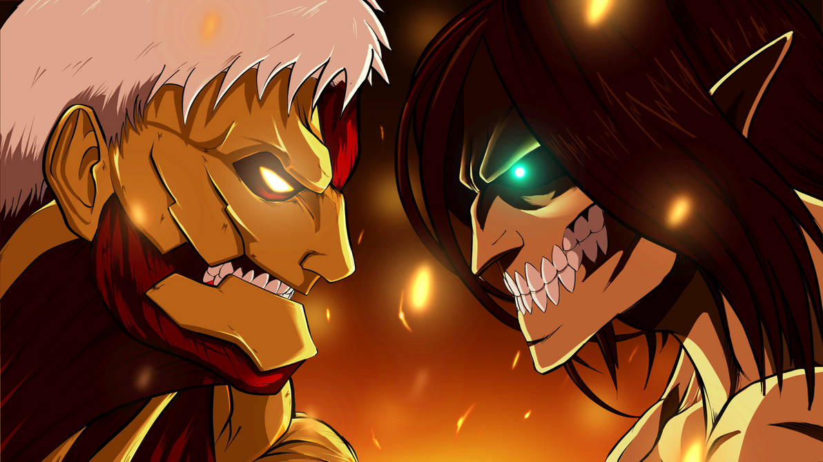 Eren Vs Reiner by PussInJukes on DeviantArt