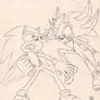 sonic Vs. shadow