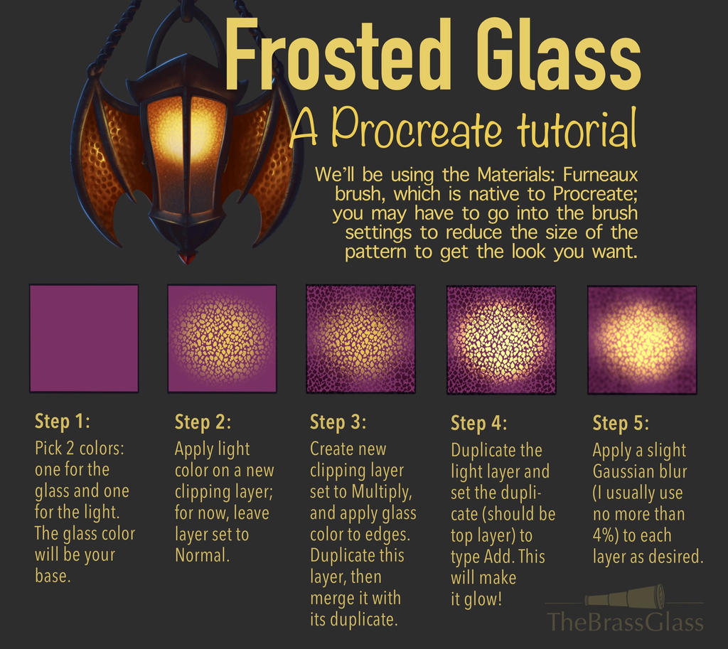 Find out how to use the frosted effect glass paint