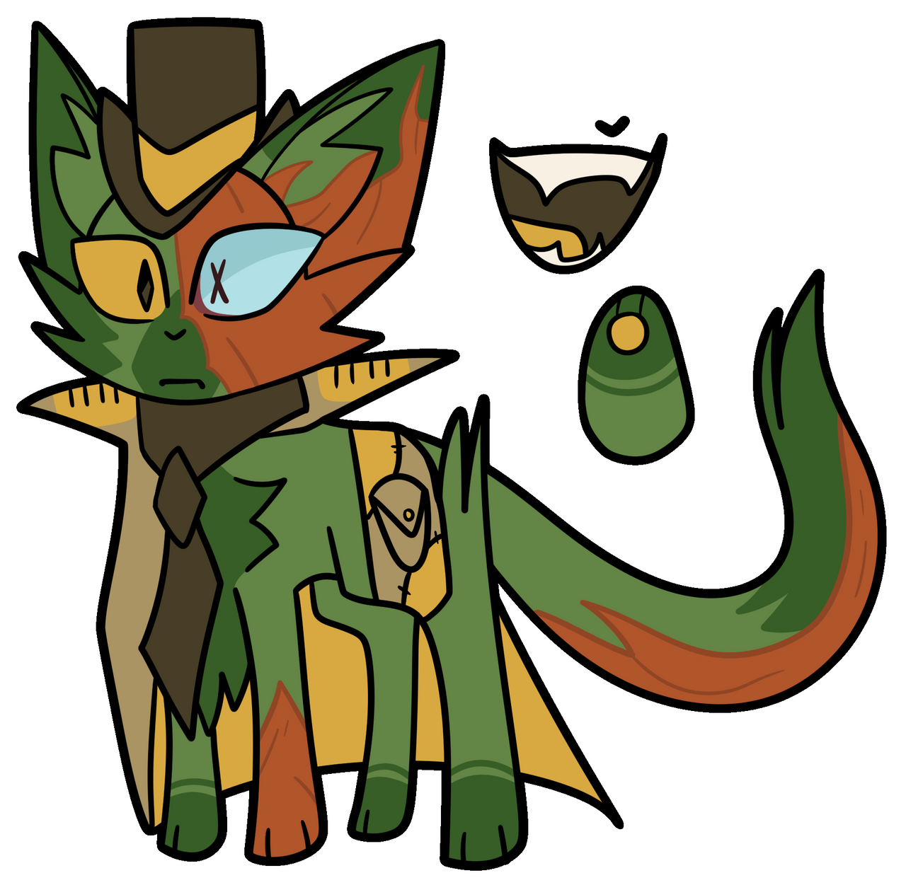 2022 Basil reference sheet by PeteyTheParrot on DeviantArt
