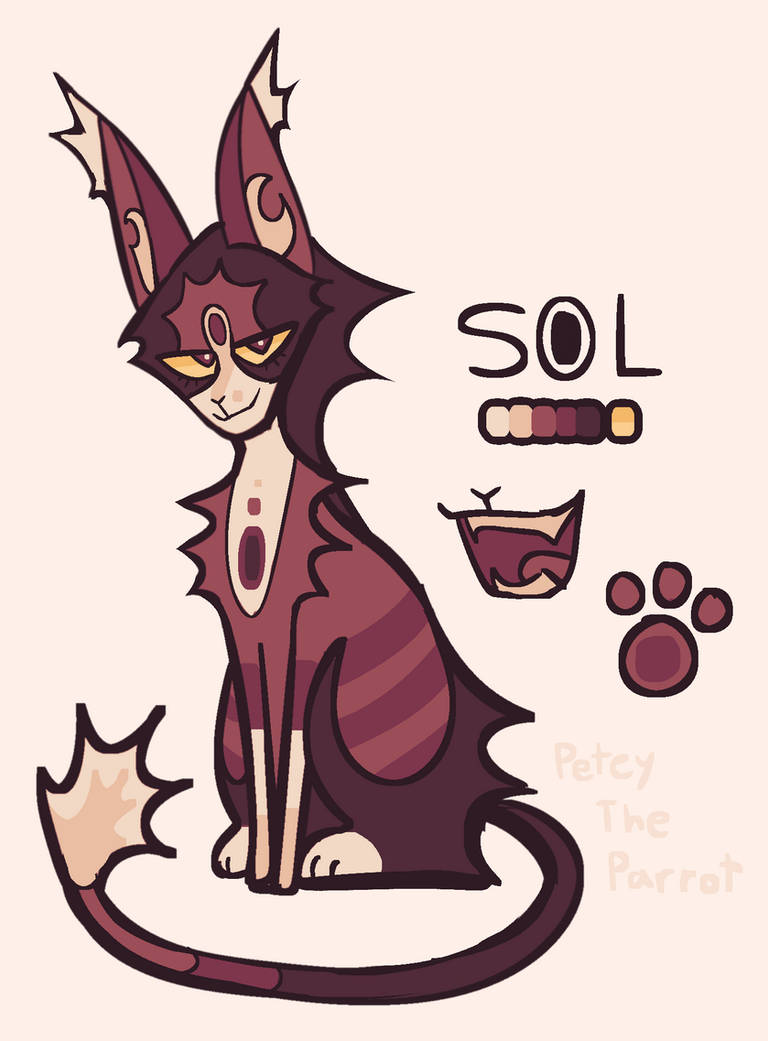 Kittens Sol Sol warrior cats design by PeteyTheParrot on DeviantArt