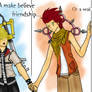 Axel Roxas Saix - friendship