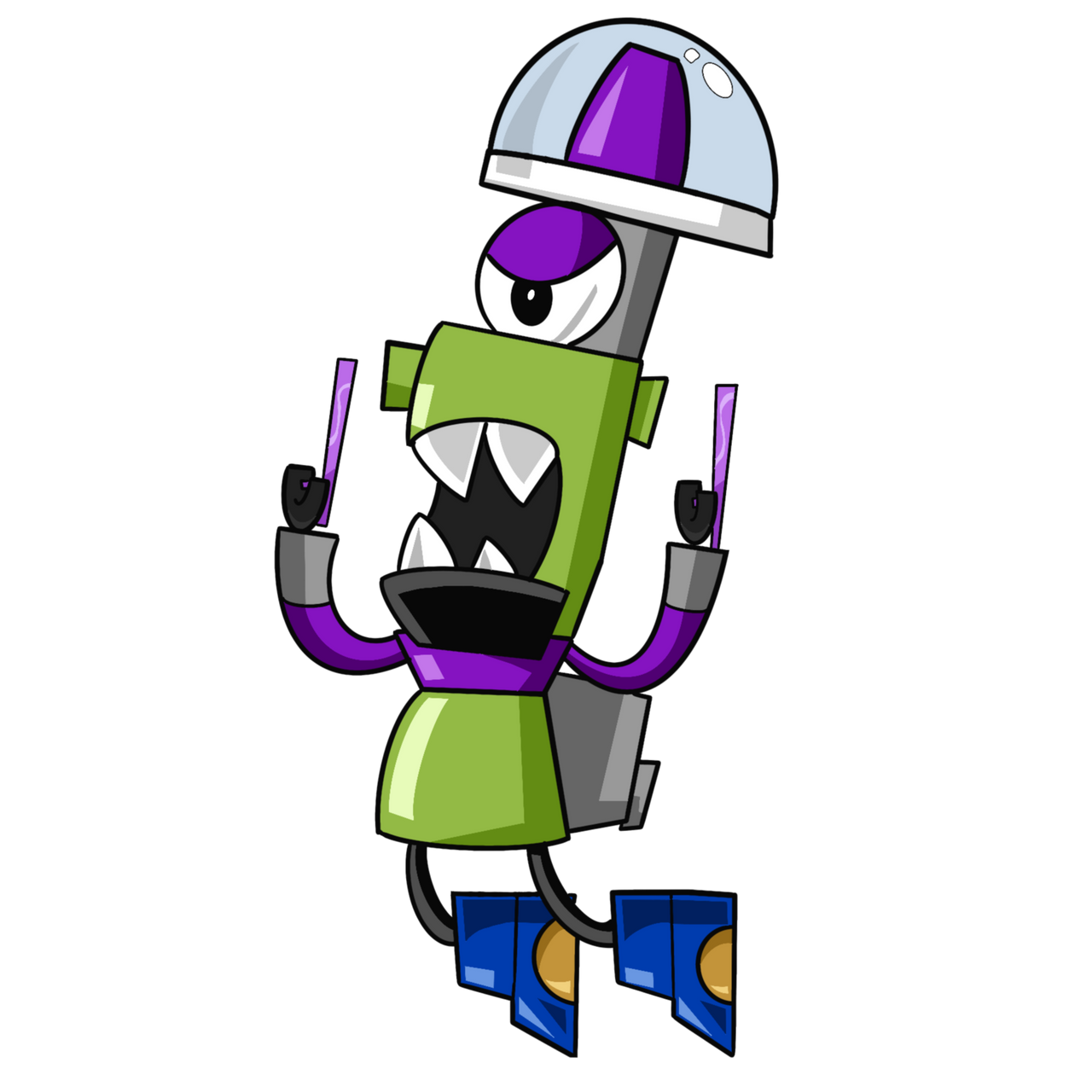 Rokit and Magnifo Mix by Sam208art on DeviantArt