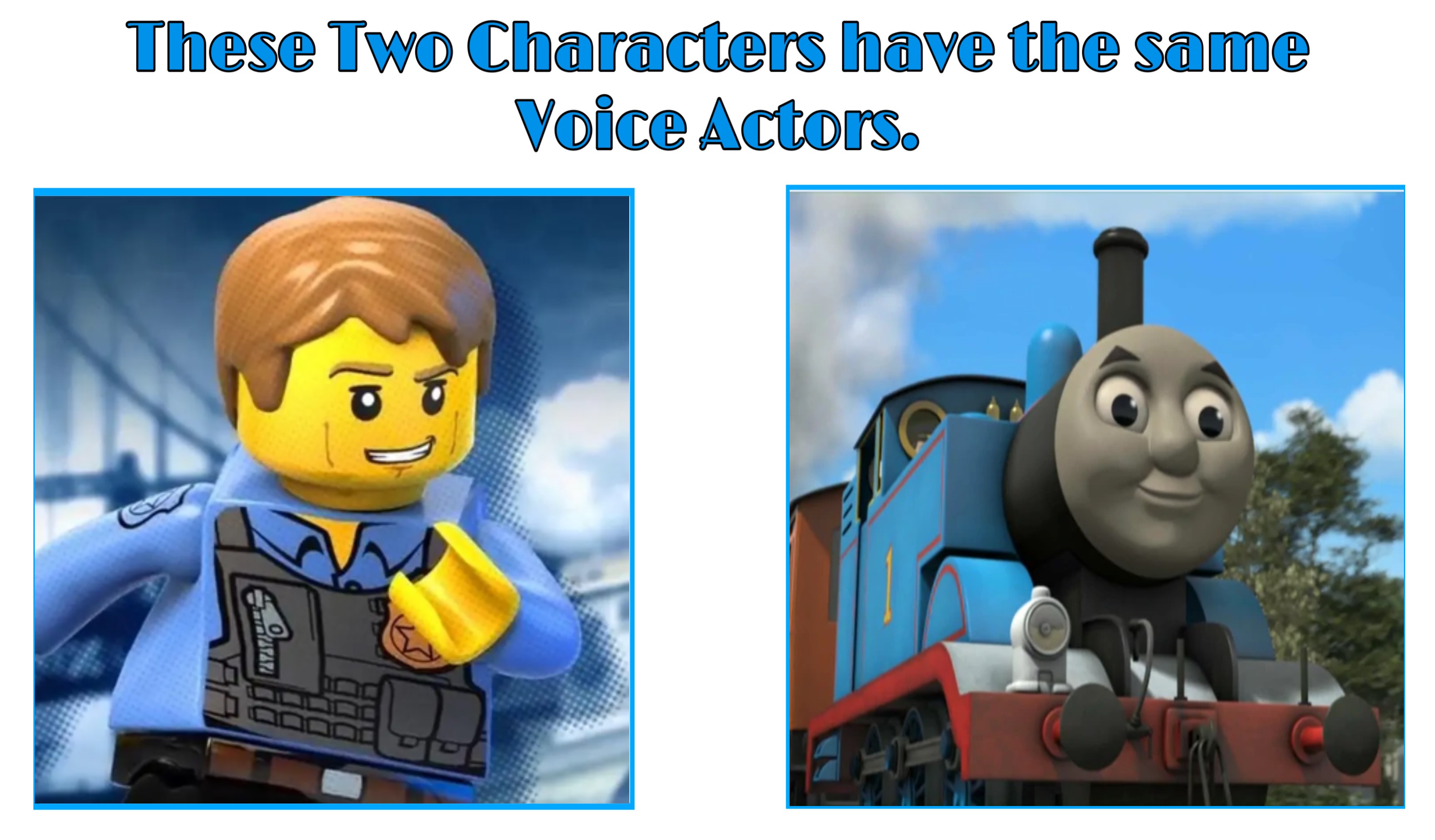 Same Voice Actors: Chase McCain And Thomas by TheDecepticonArtist on ...