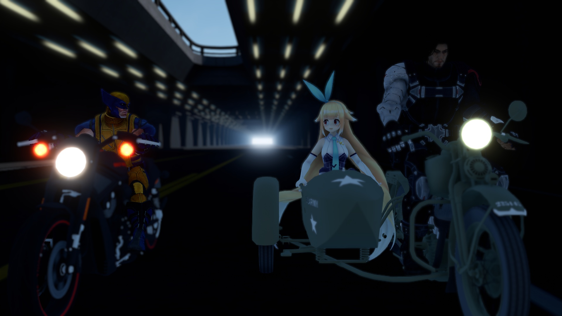 MMD Riding Army Motorcycle by Mist-To-Zero on DeviantArt