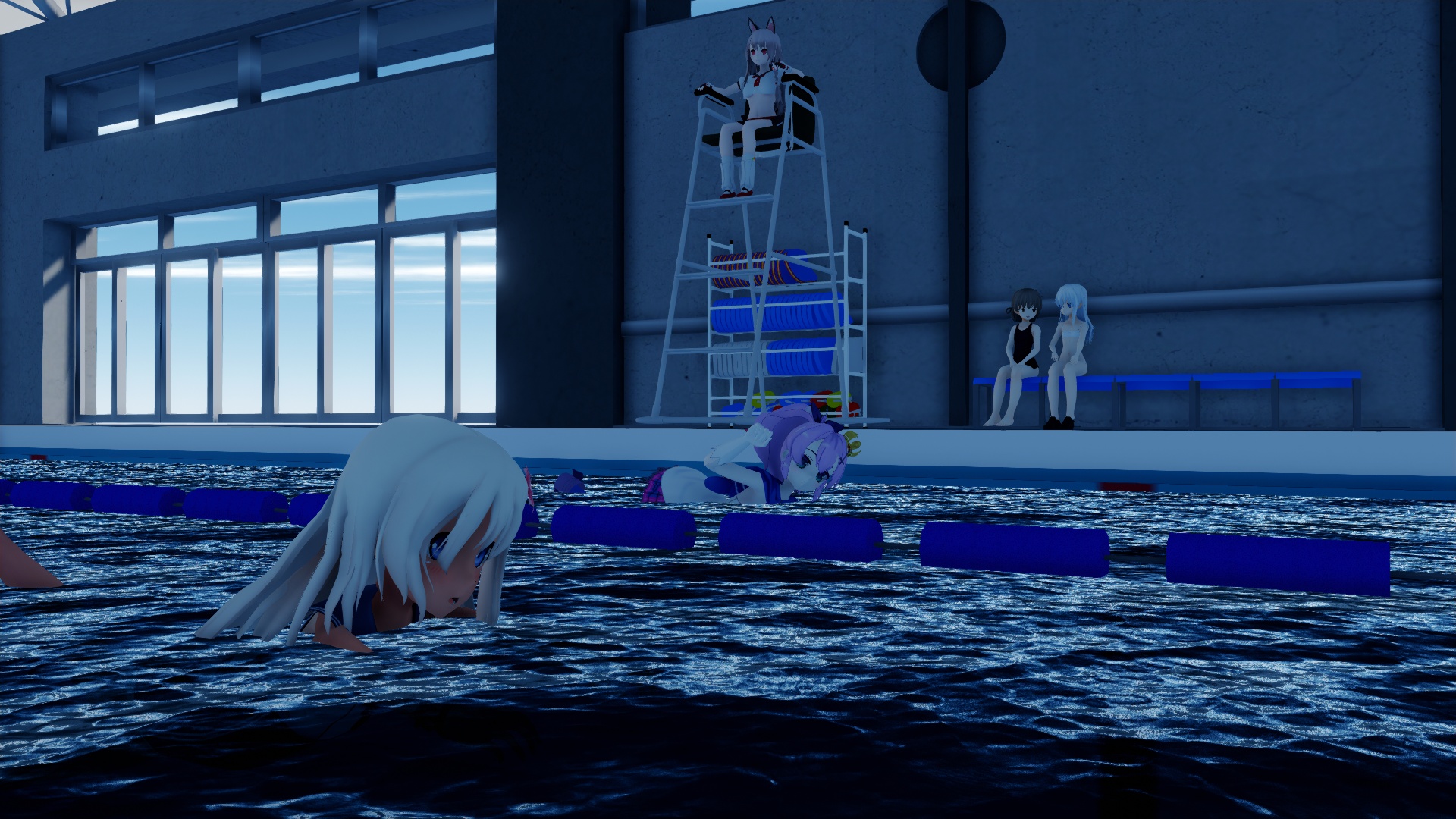 MMD Swimming by Mist-To-Zero on DeviantArt