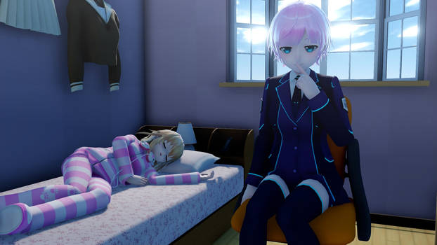 MMD Sstt Don't Disturb Napping