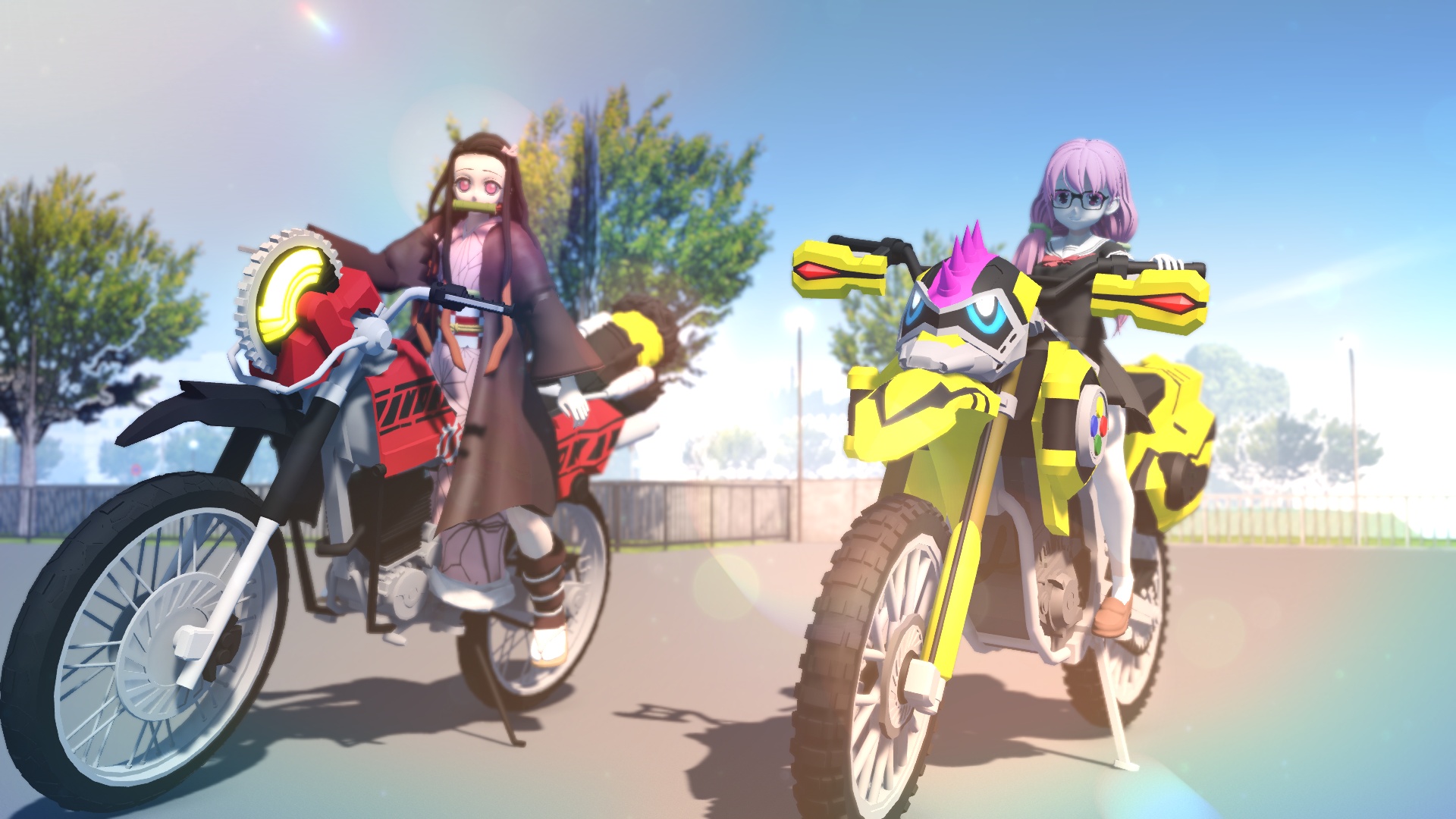 MMD Rider Machines Motorcycle Build And Ex-Aid by Mist-To-Zero on ...