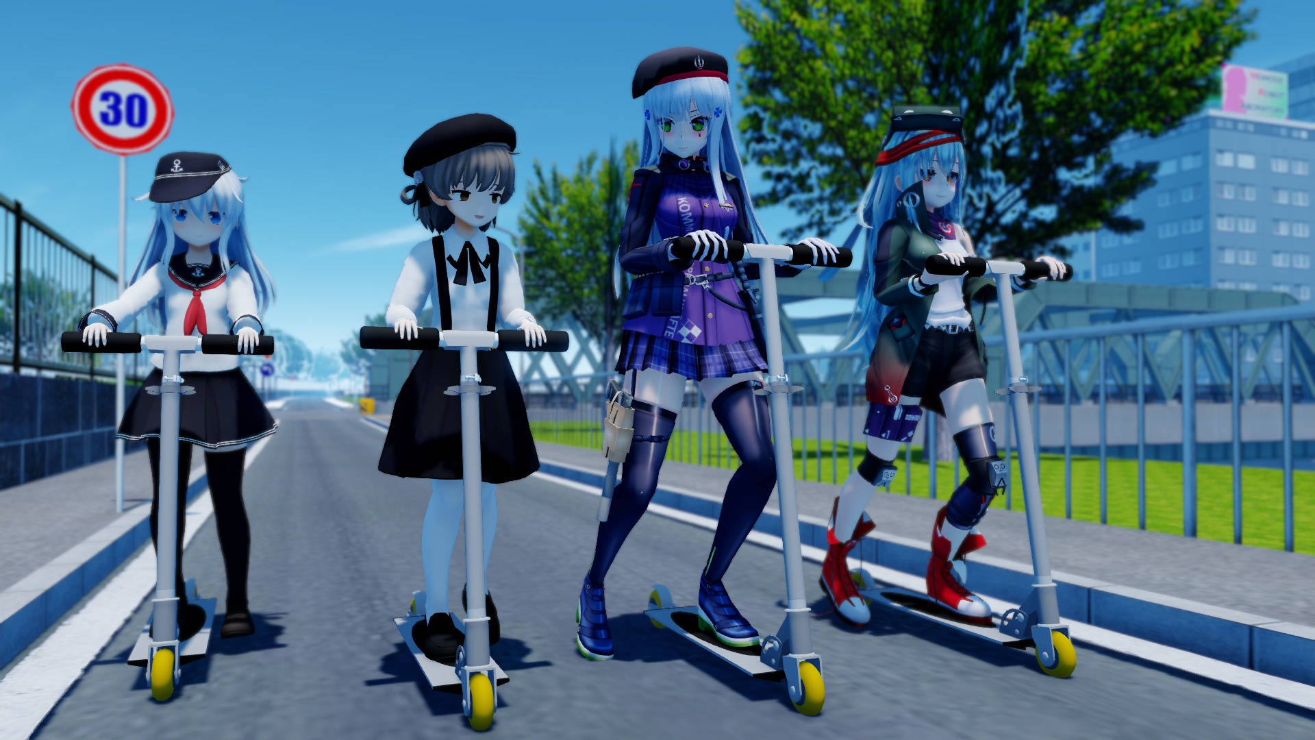 MMD Riding A Kickboard Scooter by Mist-To-Zero on DeviantArt