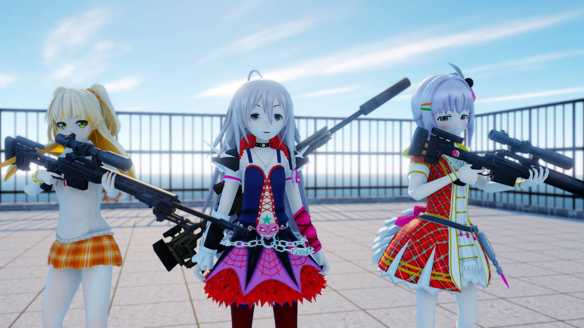 MMD Elite Sniper Rifle Skirmisher Girl by Mist-To-Zero on DeviantArt