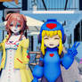 MMD Korone And Okayu Meet Rokko