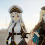 MMD Two Genral Girl