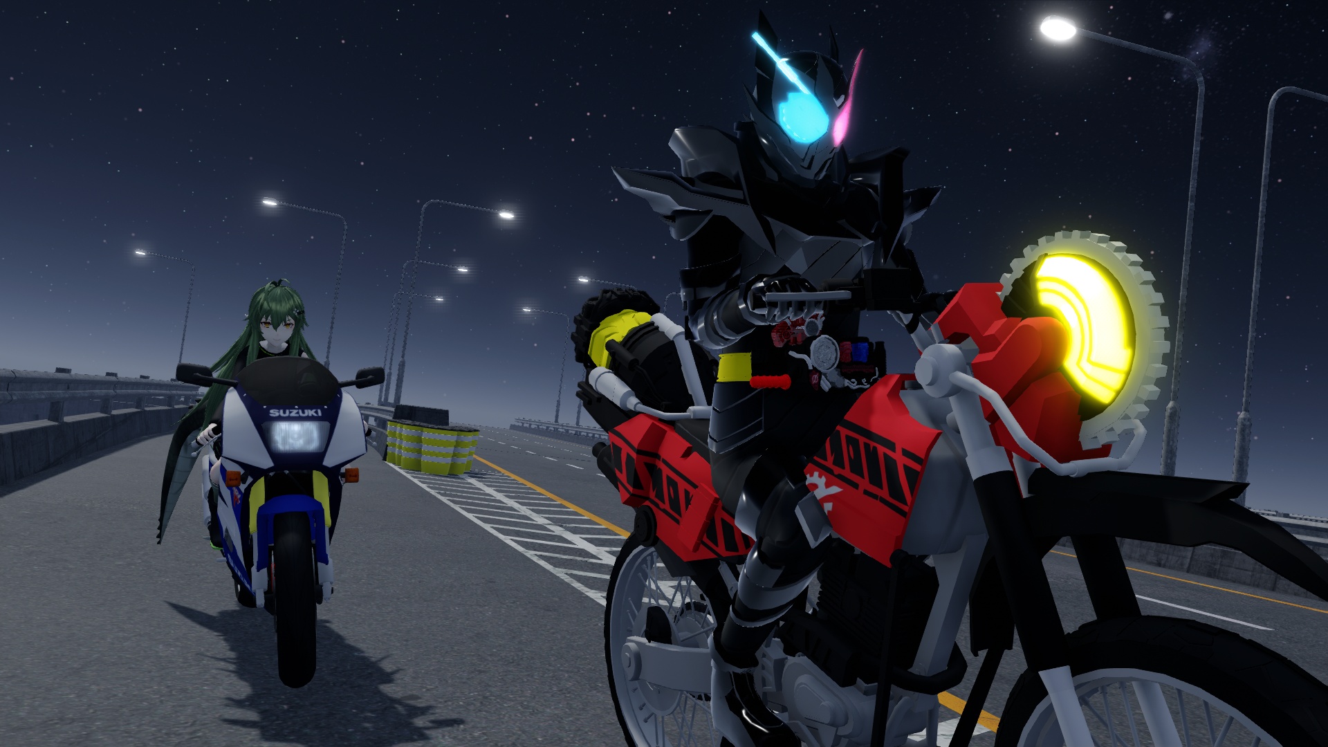 Mmd Motorcycle Riding MMD Racing Motorcycle On Night by Mist-To-Zero on DeviantArt