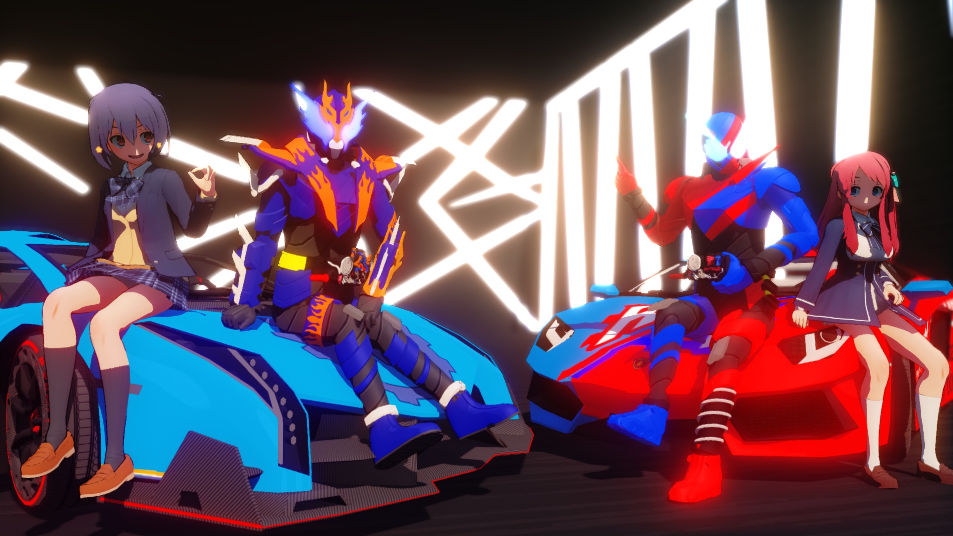 MMD Heisei Rider Lamborghini Build by Mist-To-Zero on DeviantArt