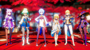 MMD Genshin Impact Girls Most Best