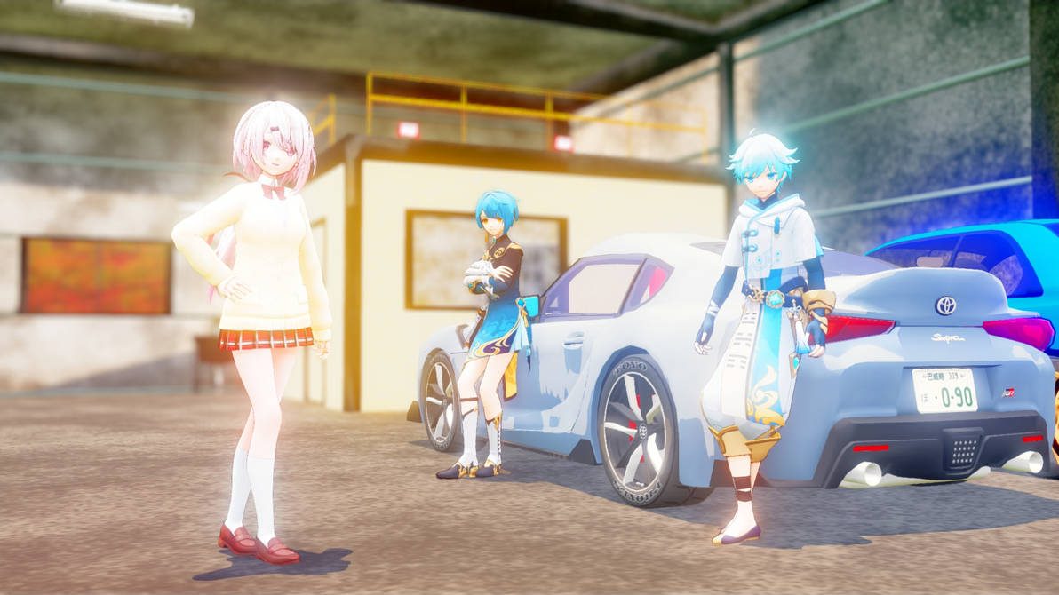Auto Mmd MMD Parking Car On Garage by Mist-To-Zero on DeviantArt