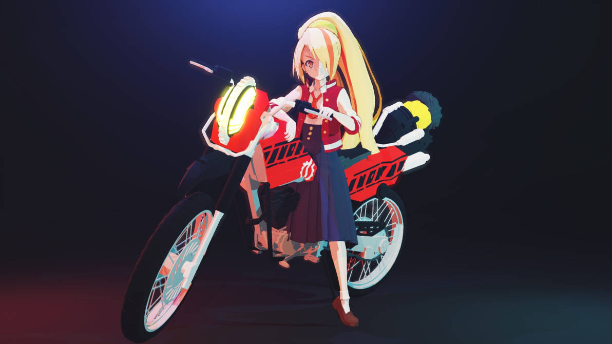 MMD Saki Nikaido And Machine Builder by Mist-To-Zero on DeviantArt