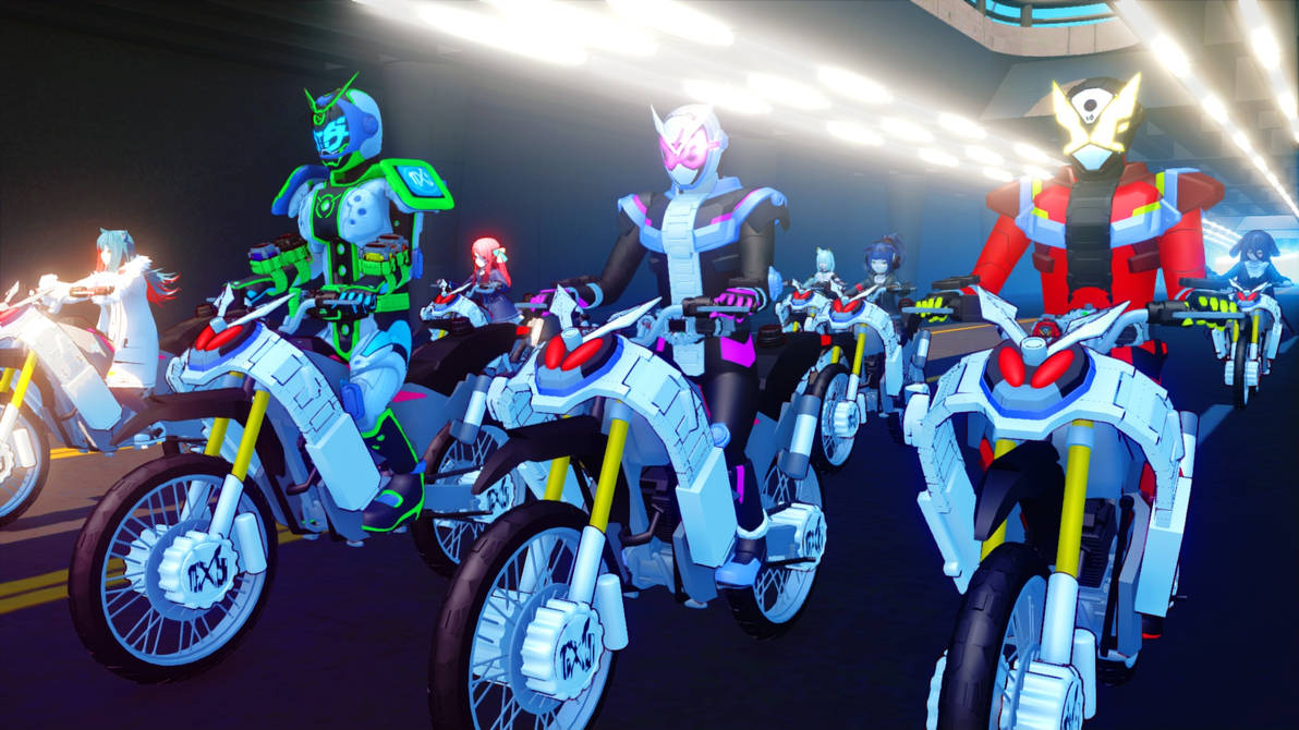 MMD Ride Striker On Road by Mist-To-Zero on DeviantArt