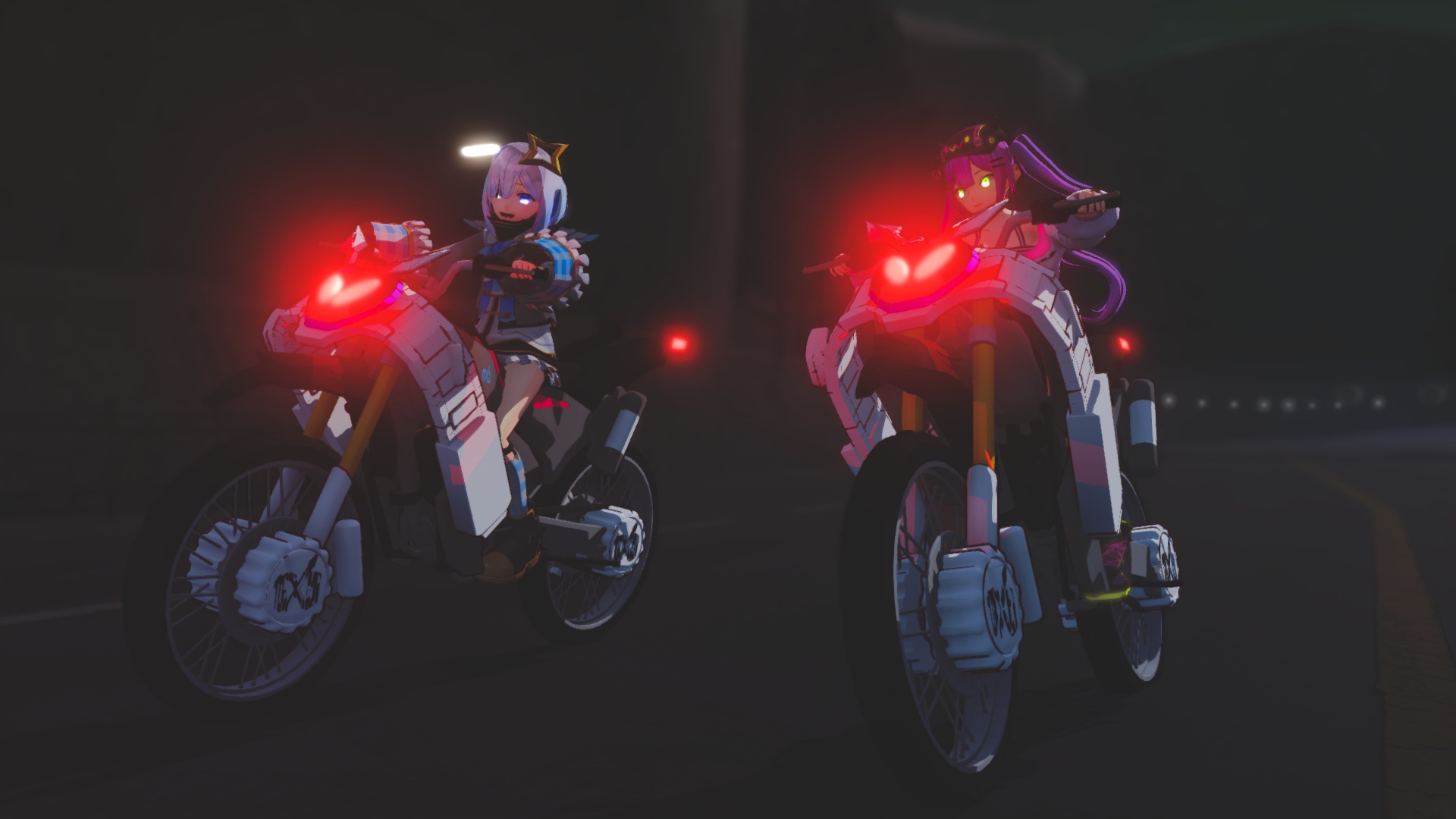 MMD Riding Ridestriker On Night by Mist-To-Zero on DeviantArt