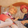 MMD Natori Sleeping With Uzuki